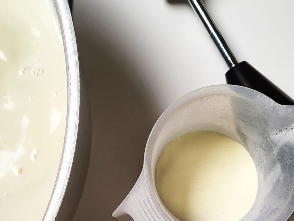 melkpoeder, paneer maken