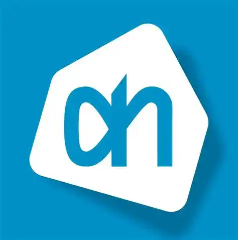 Logo van De Zuivelarij met blauwe achtergrond en wit label.