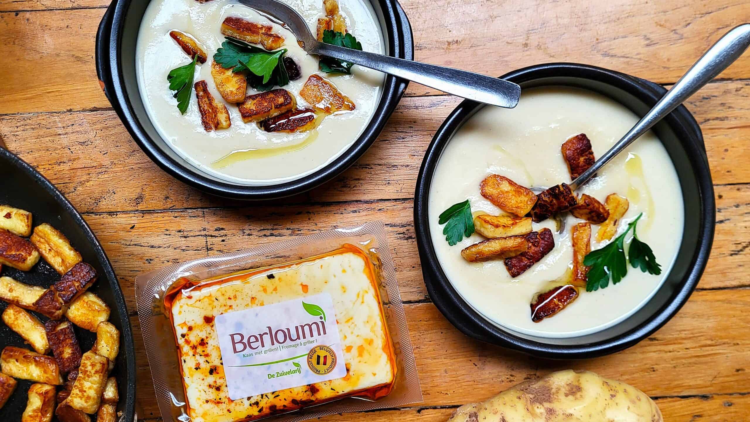 aardappelsoep, berloumi